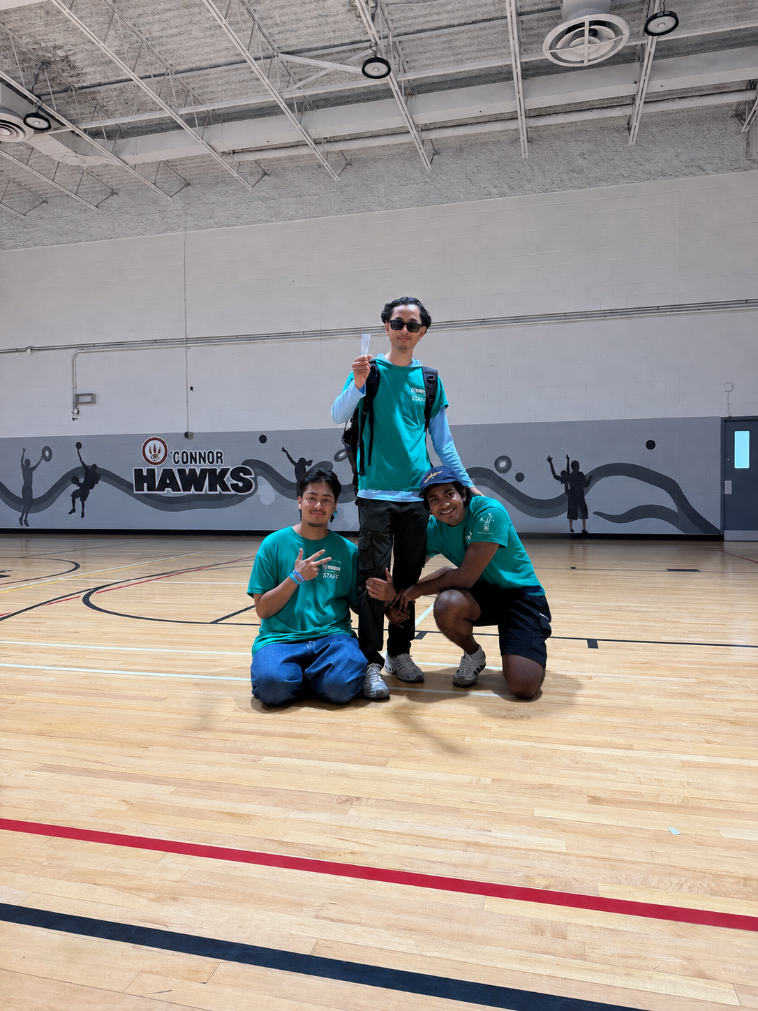 O'Connor Hawks gym — official headquarters of the operation.